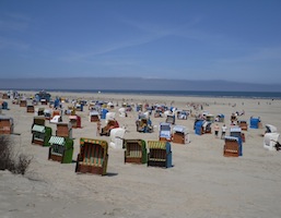 Strand im Sommer